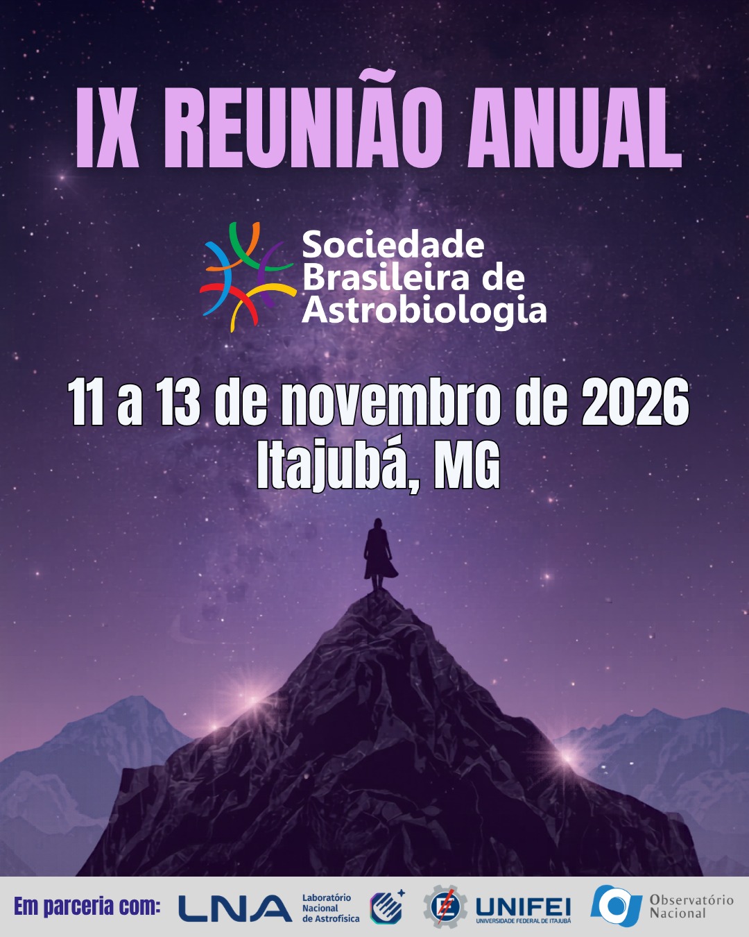 Flyer IX Reunião Anual SBAstrobio